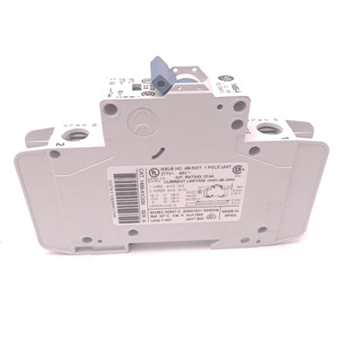Used Allen Bradley 1489-A1C030 Series A Circuit Breaker 277VAC 48VDC 3A Din Rail