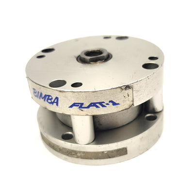 Used Bimba FO-50-1 Flat-1 Compact Double Acting Cylinder 2.5" Bore 1" Stroke 1/4"NPT