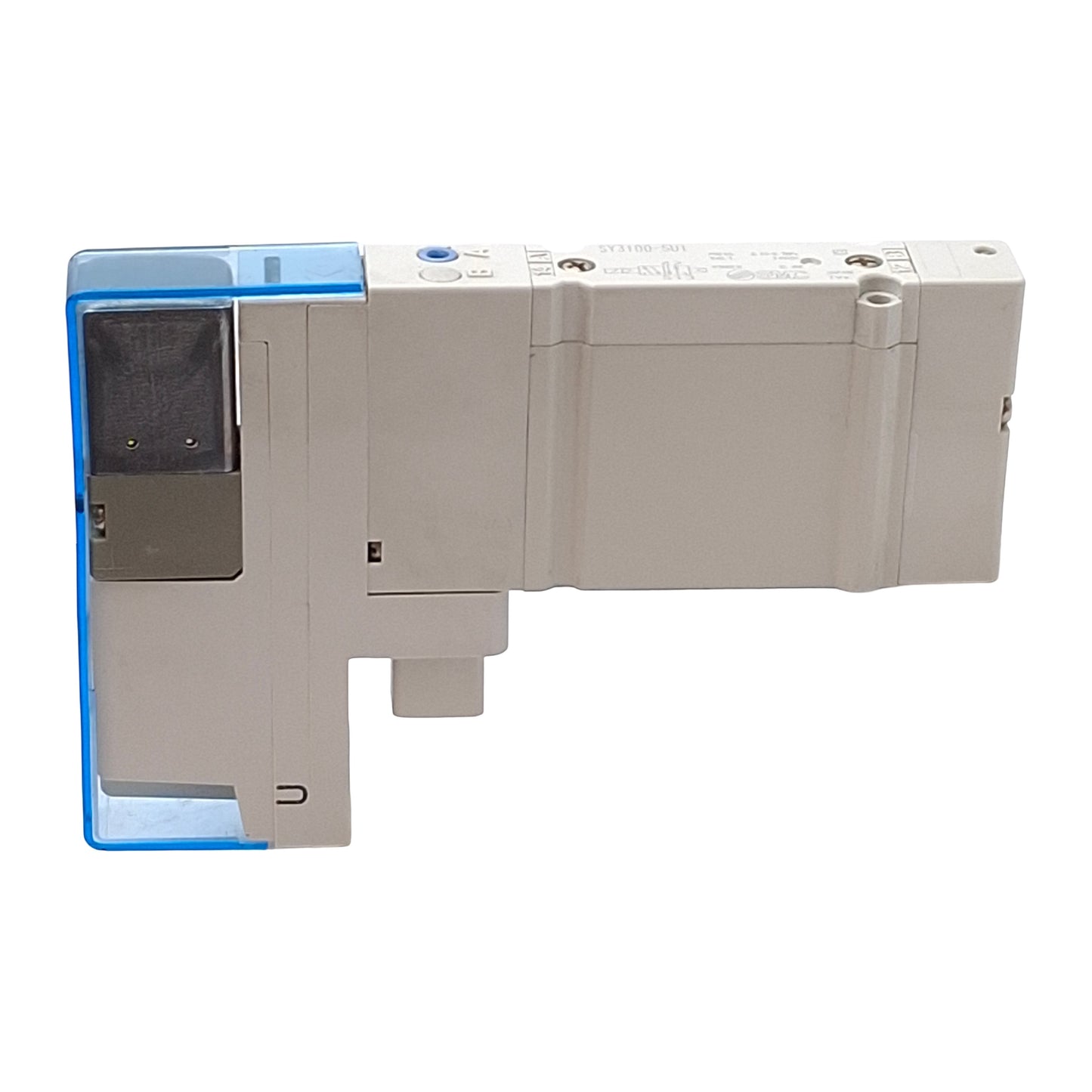 Used SMC SY3100-5U1 Solenoid Valve, 2-Position 5-Port, 24VDC, 0.4W, 0.15-0.7MPa