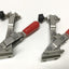Used Lot of 2 DESTACO 201-USS Toggle Clamps, Vertical Hold-Down, Stainless, 125lbf