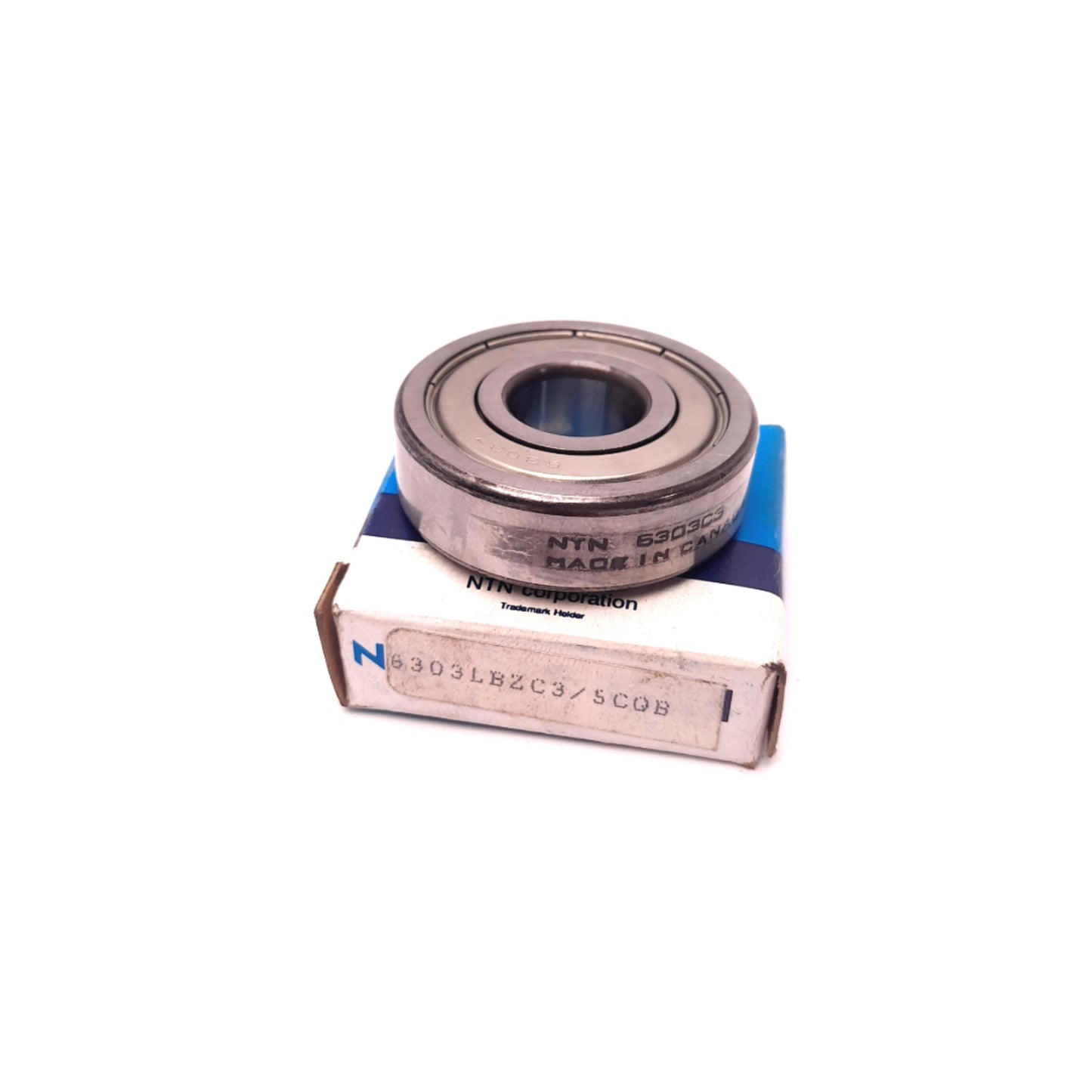 New NTN 6303LBZC3/SCQB Single Row Ball Bearing, ID: 0669" OD: 1.85" x .56"