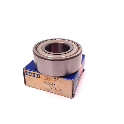 New Nachi 5206ZZ Double Row Ball Bearing, ID: 1.18" OD: 2.44" x .95"