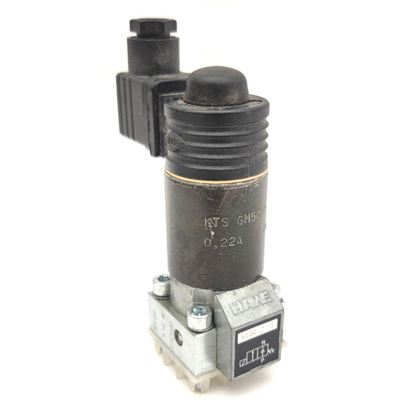 New – Open box HAWE WGR 2-1 Directional Seated Hydraulic Solenoid Valve, 98VDC