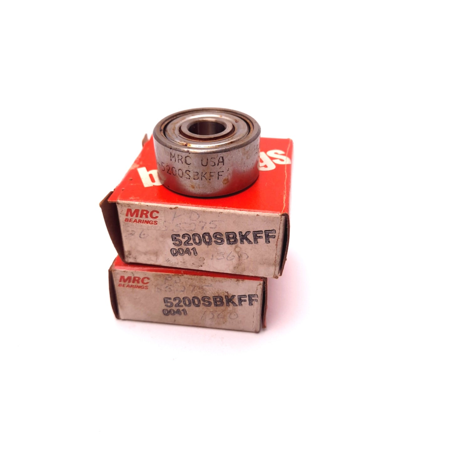 New Lot of 2 TRW 5200SBKFF Double Shielded Ball Bearing ID: 10mm OD: 30mm x 14.3mm