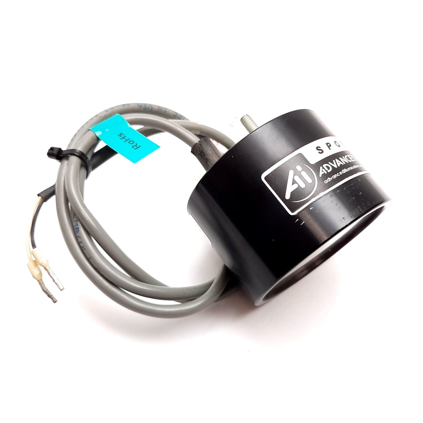 Used Advanced Illumination SL1236 Machine Vision Large Aimed Spot Light, Red LED, 24V