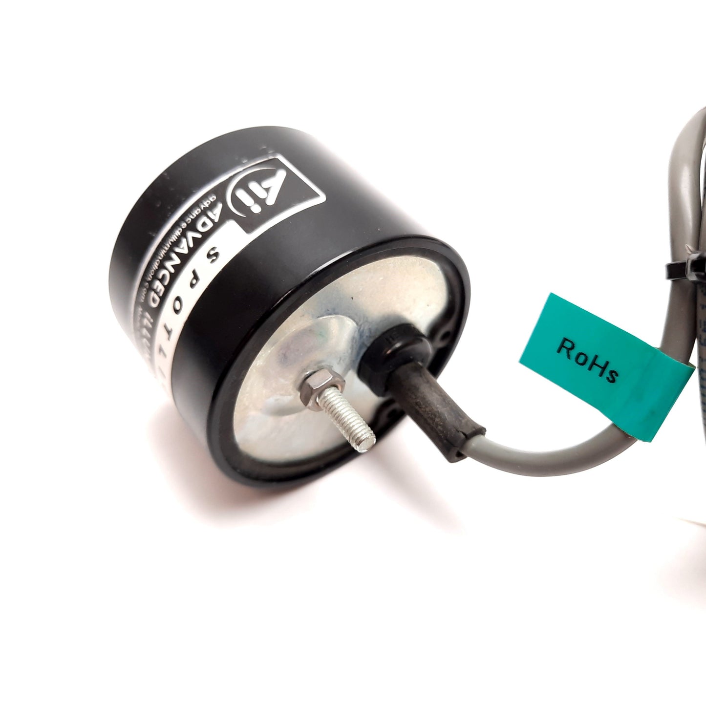 Used Advanced Illumination SL1236 Machine Vision Large Aimed Spot Light, Red LED, 24V