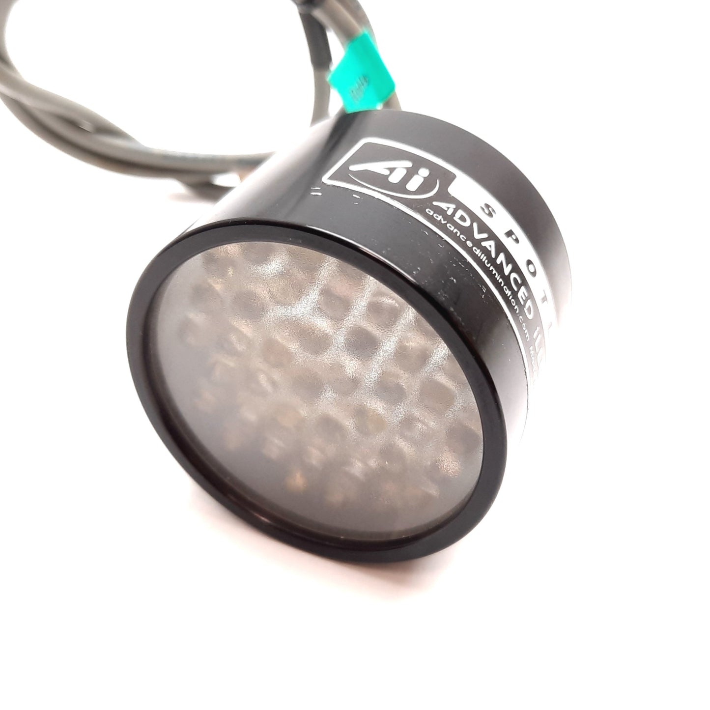 Used Advanced Illumination SL1236 Machine Vision Large Aimed Spot Light, Red LED, 24V