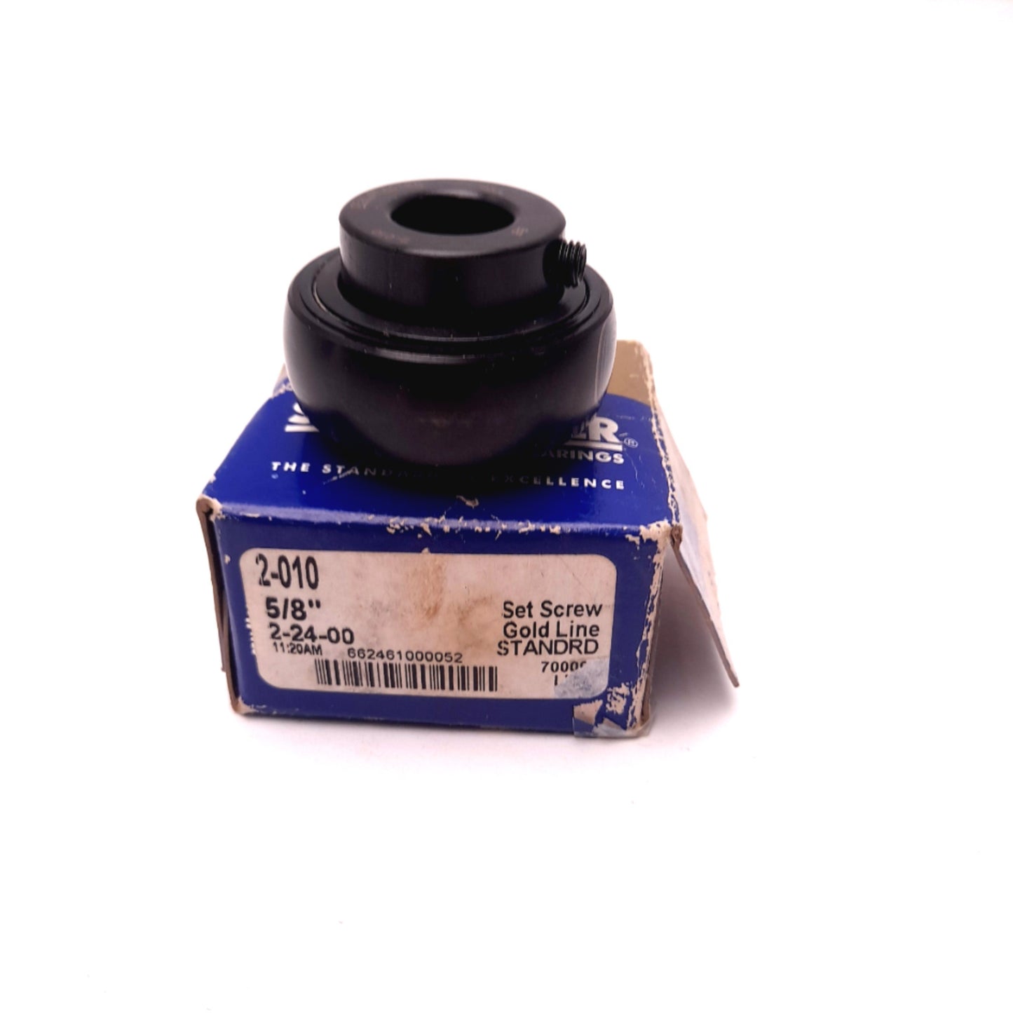 New Sealmaster 2-010 Ball Insert Bearing, ID: 5/8" OD: 1.85" Load: 2611lb