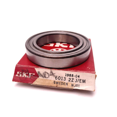 New SKF 6013 2ZJ/EM Single Row Deep Groove Ball Bearing ID: 65mm OD: 100mm x 18mm