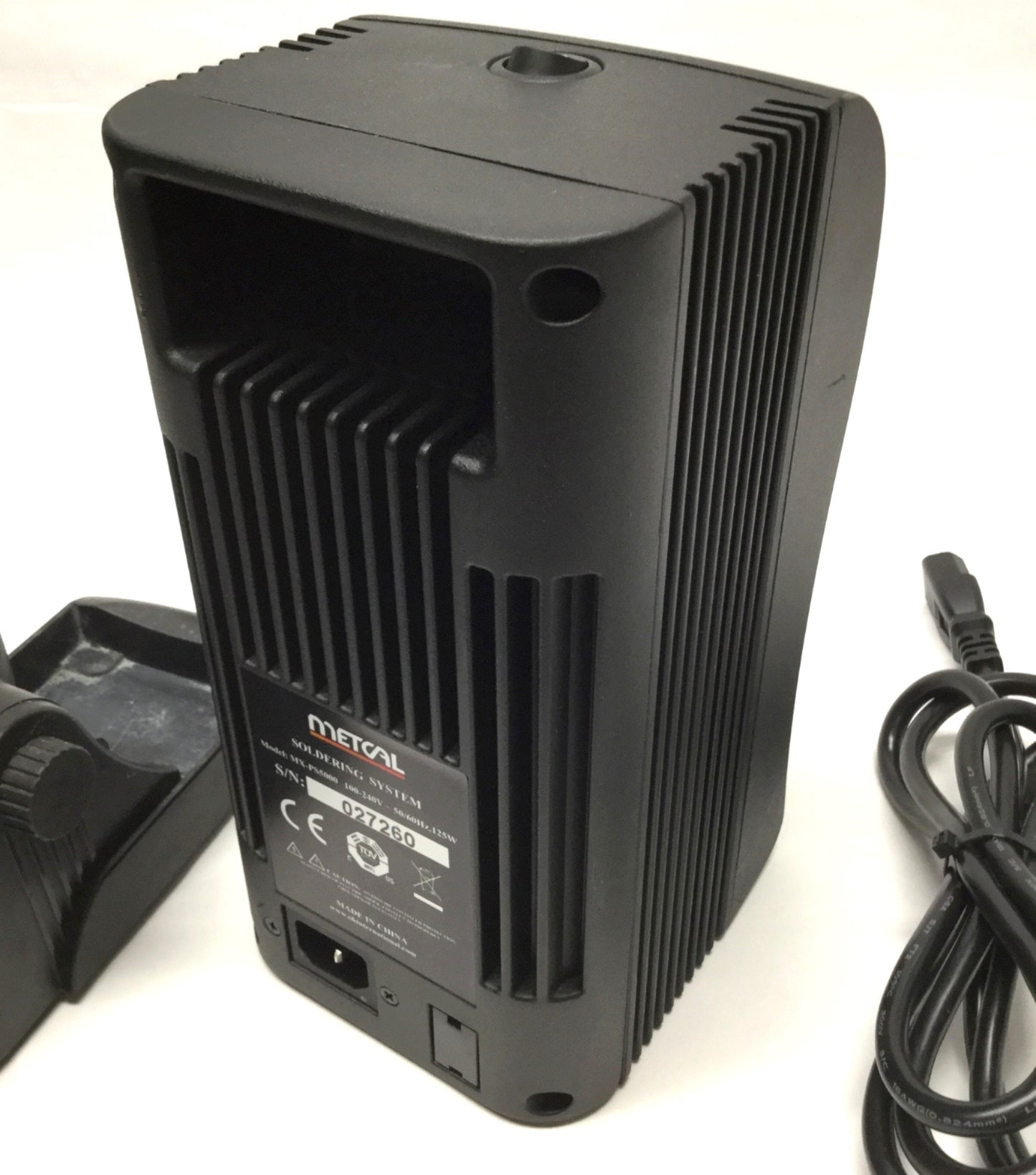 Used Metcal MX-PS5000 Soldering/Rework Power Supply 80W 2-Port Output w/Workstand