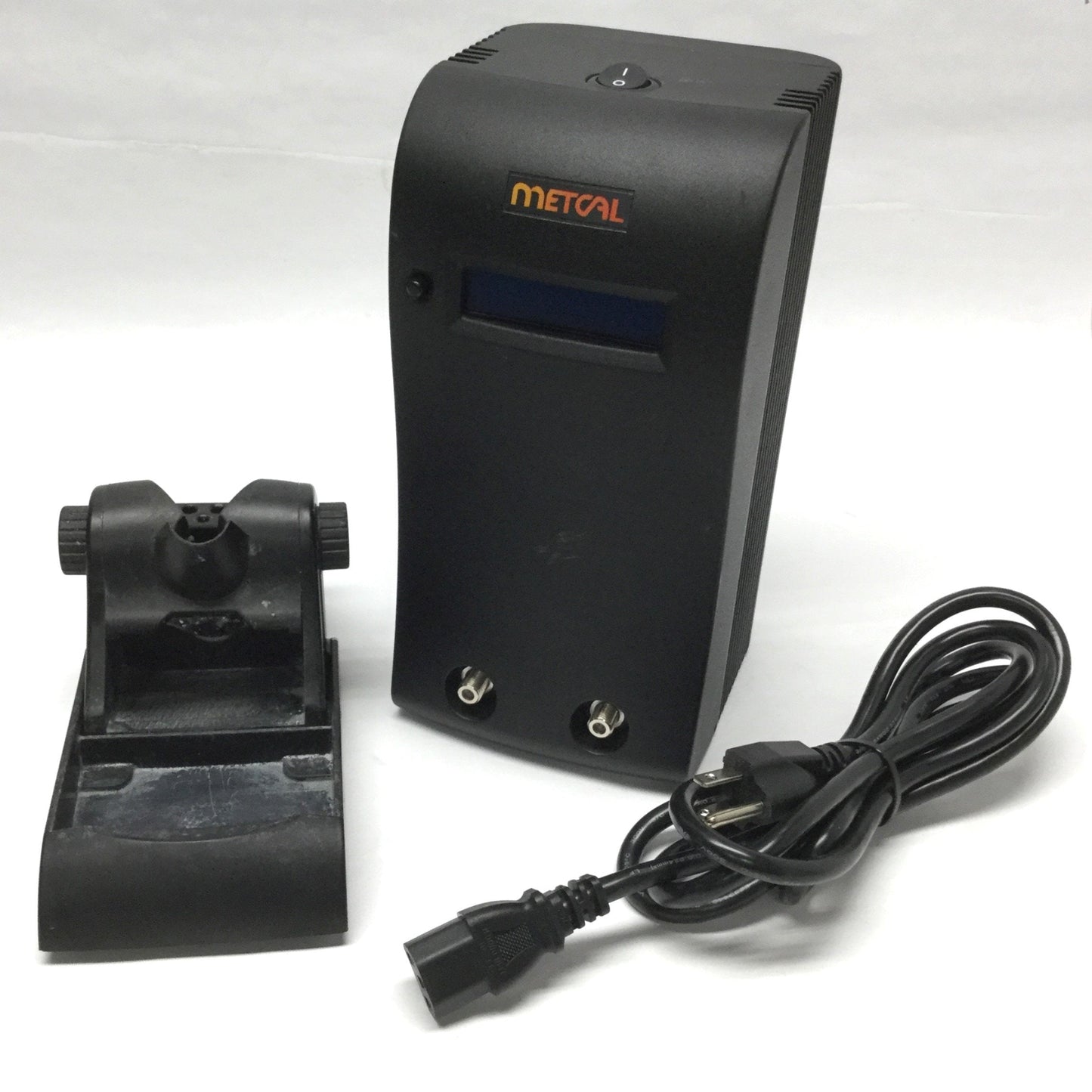 Used Metcal MX-PS5000 Soldering/Rework Power Supply 80W 2-Port Output w/Workstand