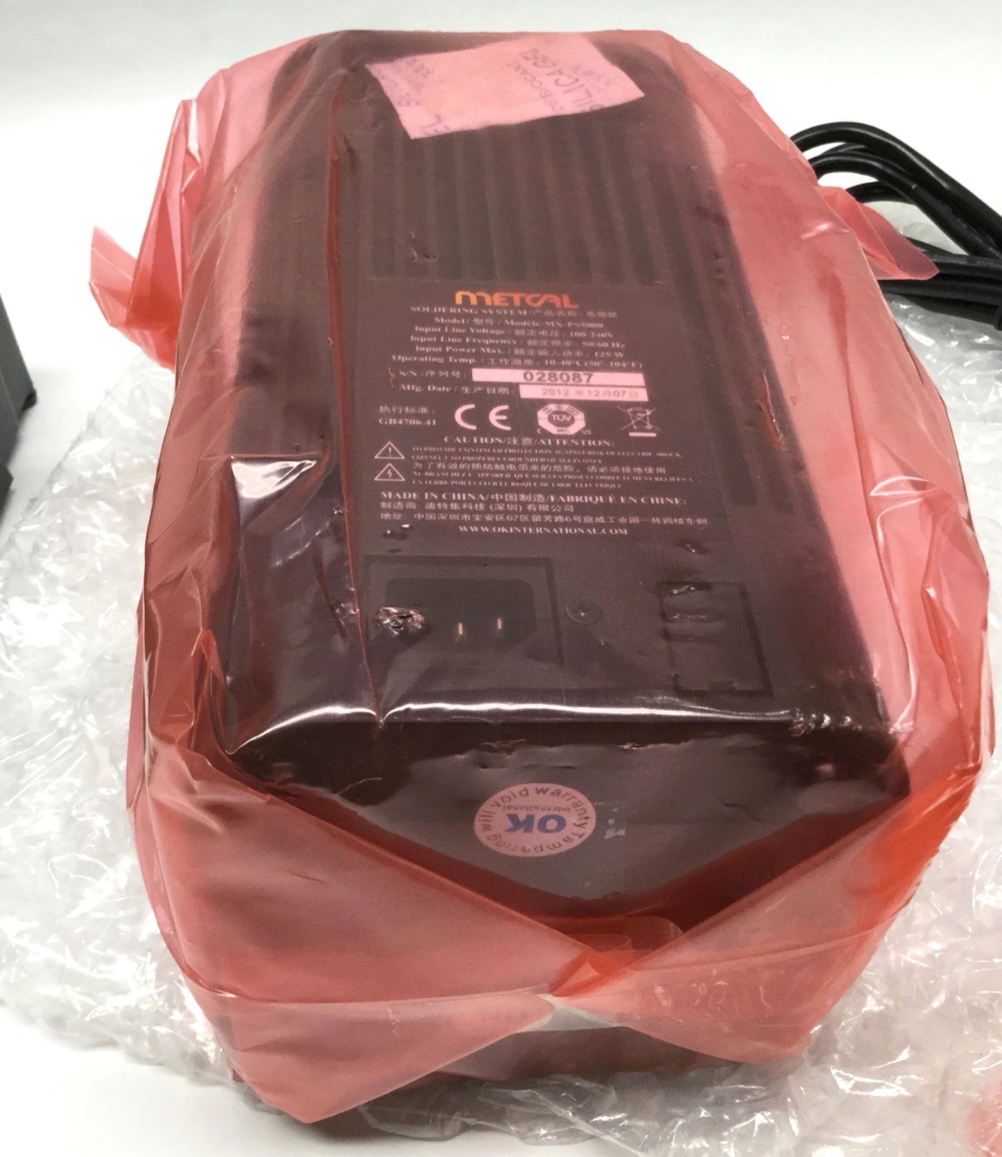 New – Open box Metcal MX-5010 Soldering/Rework System 80W 2-Port Output w/Workstand & Handpiece