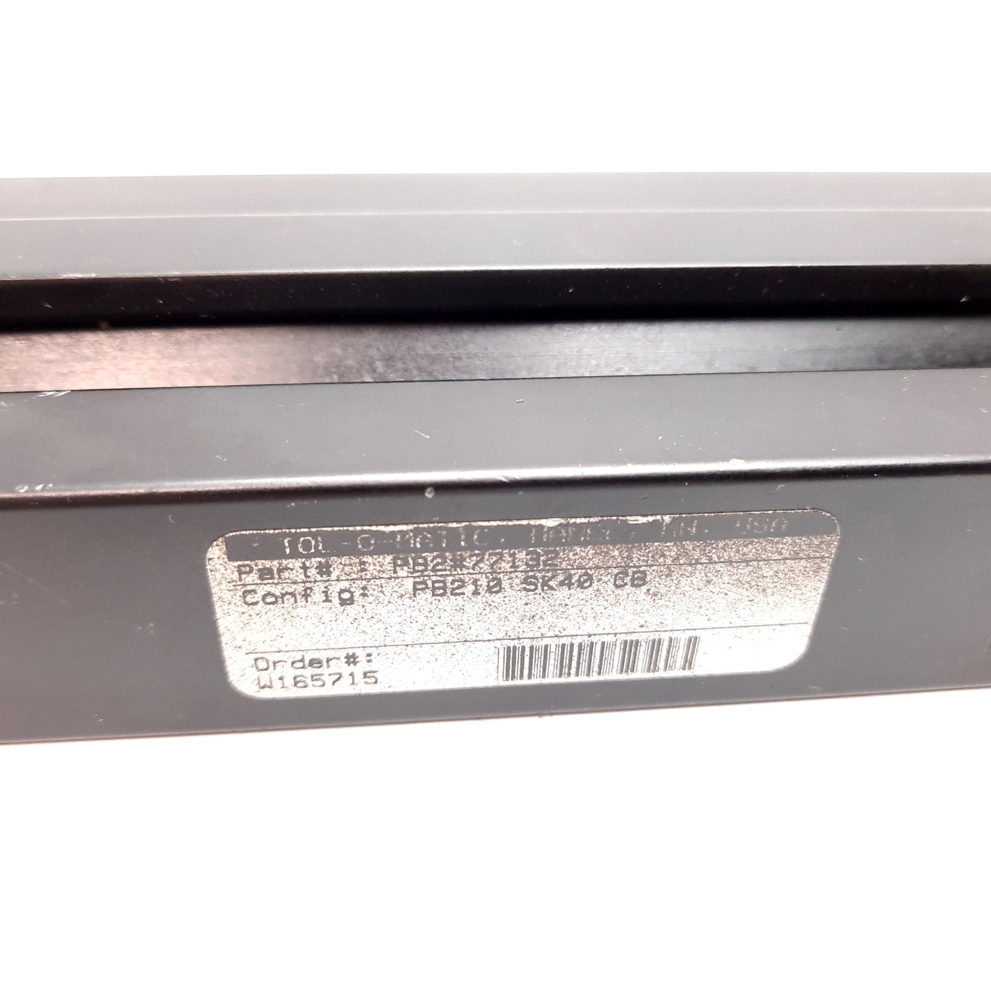 Used Tolomatic PB210 SK40 CB Guided Air Cylinder, Bore: 0.63", Stroke: 4", 10-32