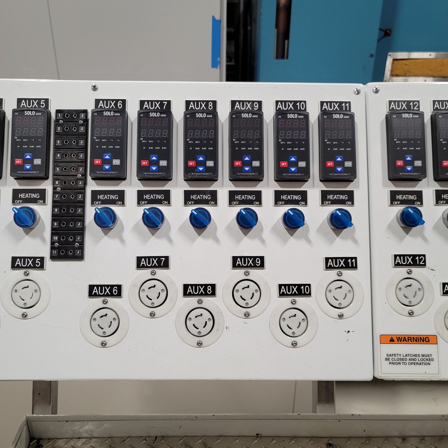 Used DC Arc-A-Weld DC-21 Extruder Controller/Tooling Cleaning Cart, 21 Zone