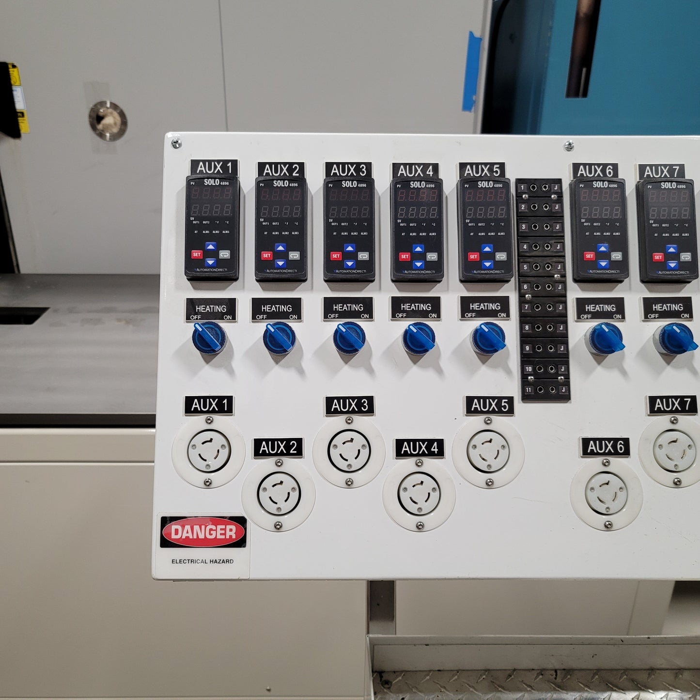Used DC Arc-A-Weld DC-21 Extruder Controller/Tooling Cleaning Cart, 21 Zone