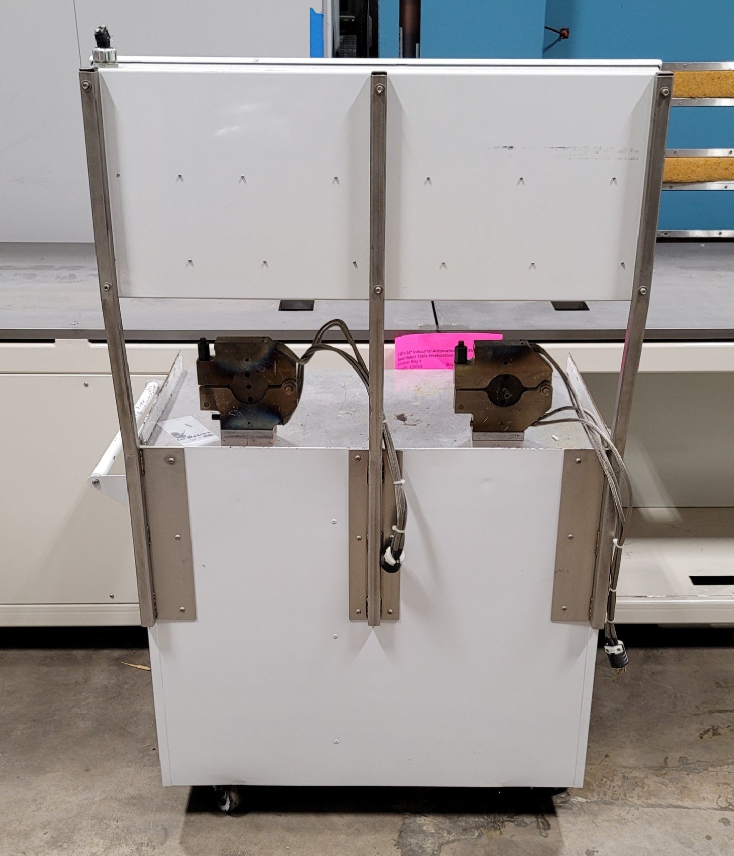 Used DC Arc-A-Weld DC-14 Extruder Controller/Tooling Cleaning Cart, 14 Zone