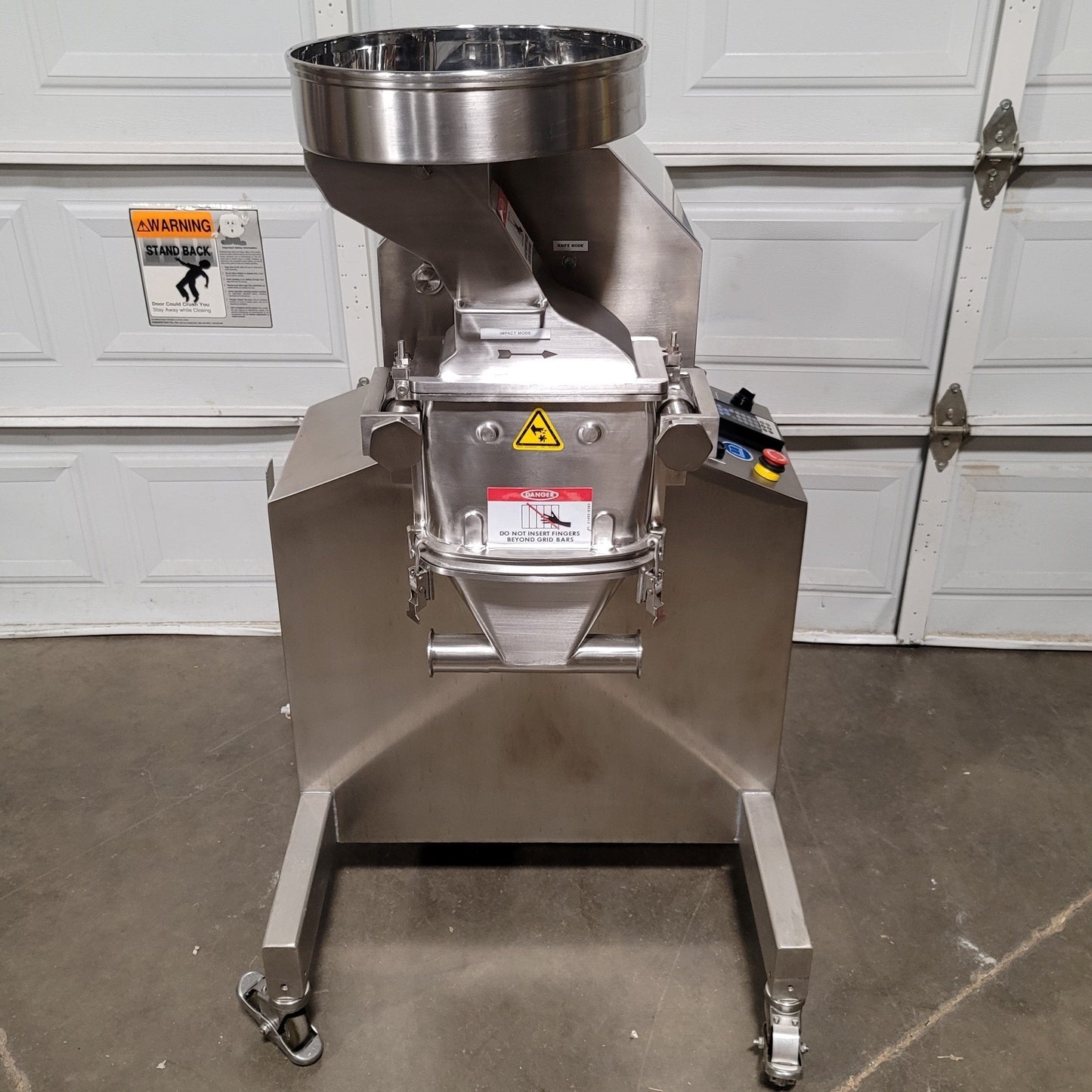 Used FitzMill Comminutor M5A High Accuracy Hammer Mill 230VAC 3-Ph 10A, 100-500kg/hr