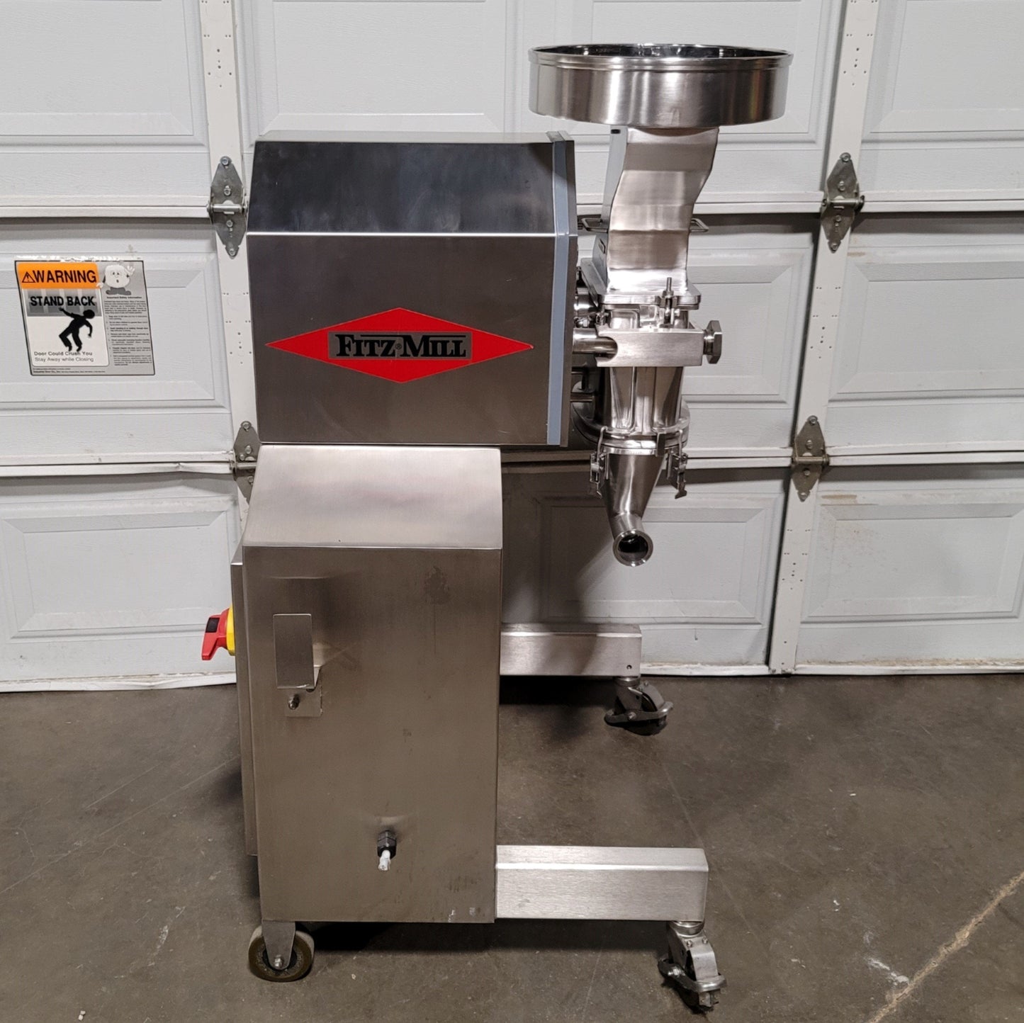 Used FitzMill Comminutor M5A High Accuracy Hammer Mill 230VAC 3-Ph 10A, 100-500kg/hr