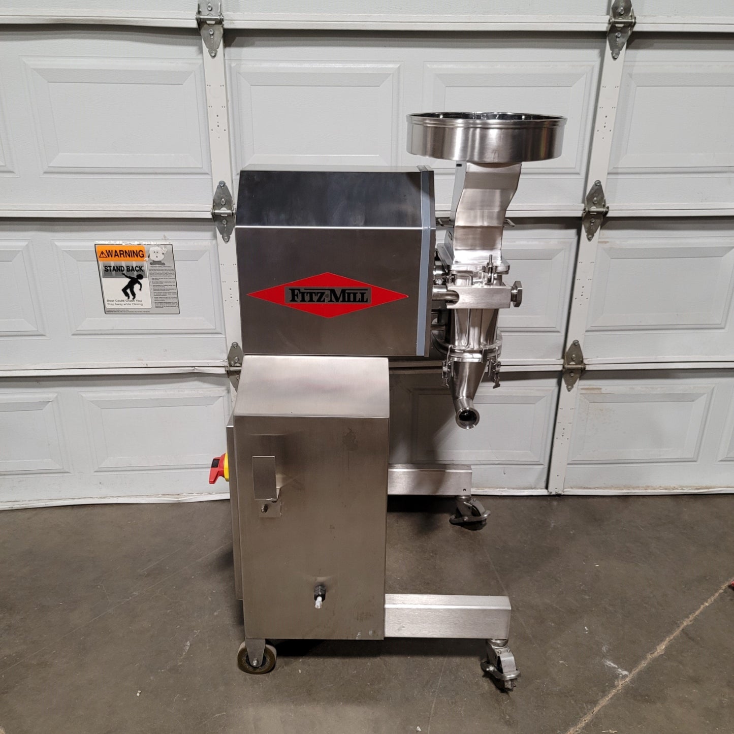 Used FitzMill Comminutor M5A High Accuracy Hammer Mill 230VAC 3-Ph 10A, 100-500kg/hr