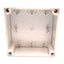 Used Fibox 6012309 PC 125/75 LG Enclosure, 130mm x 130mm x 75mm, Polycarbonate