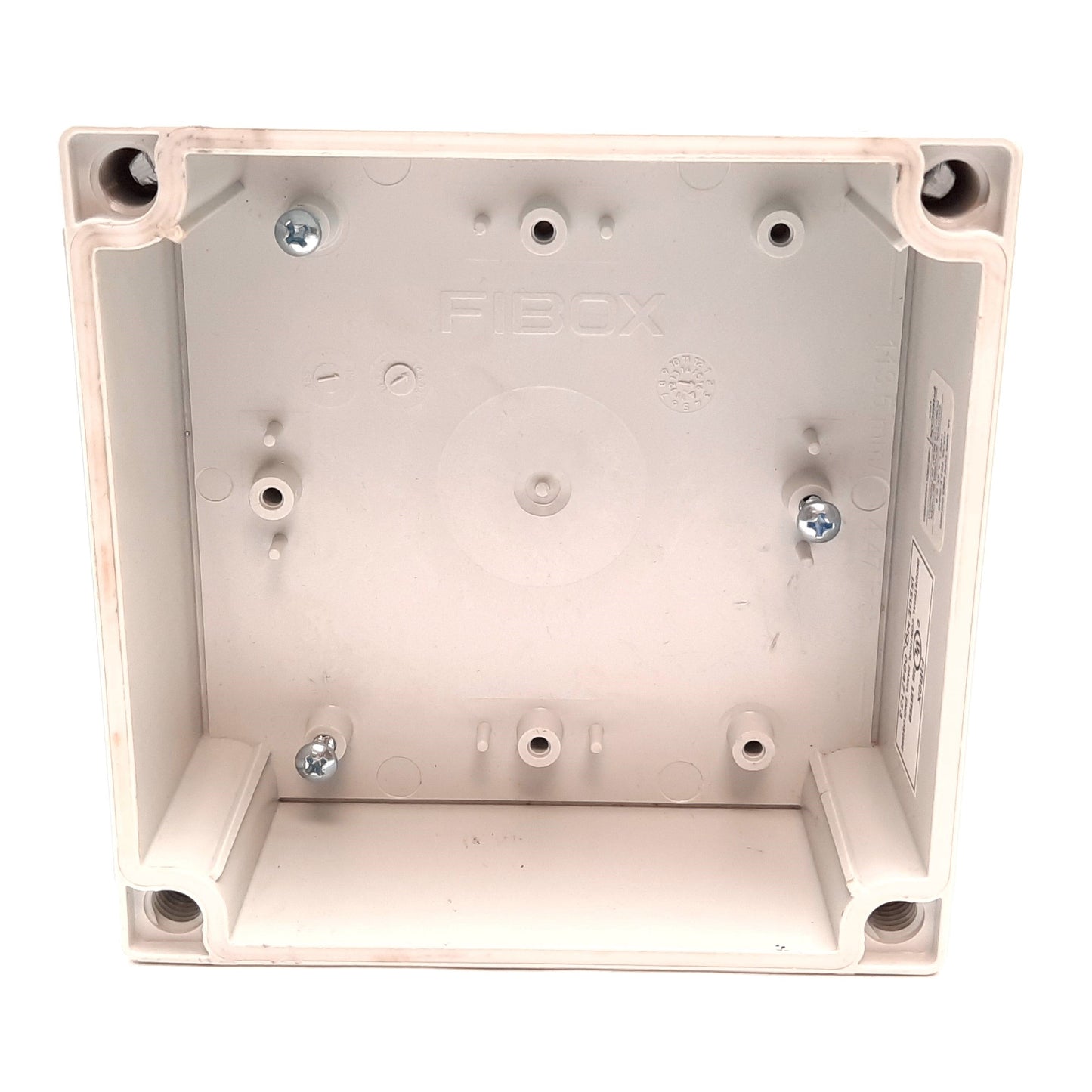 Used Fibox 6012309 PC 125/75 LG Enclosure, 130mm x 130mm x 75mm, Polycarbonate
