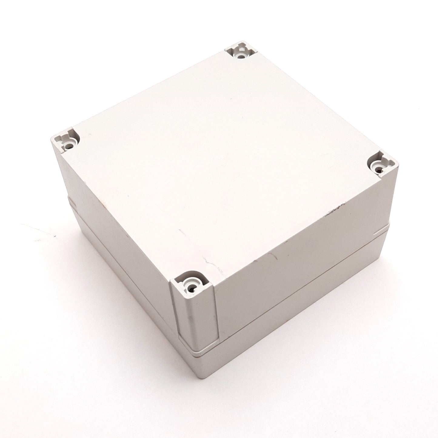 Used Fibox 6012309 PC 125/75 LG Enclosure, 130mm x 130mm x 75mm, Polycarbonate