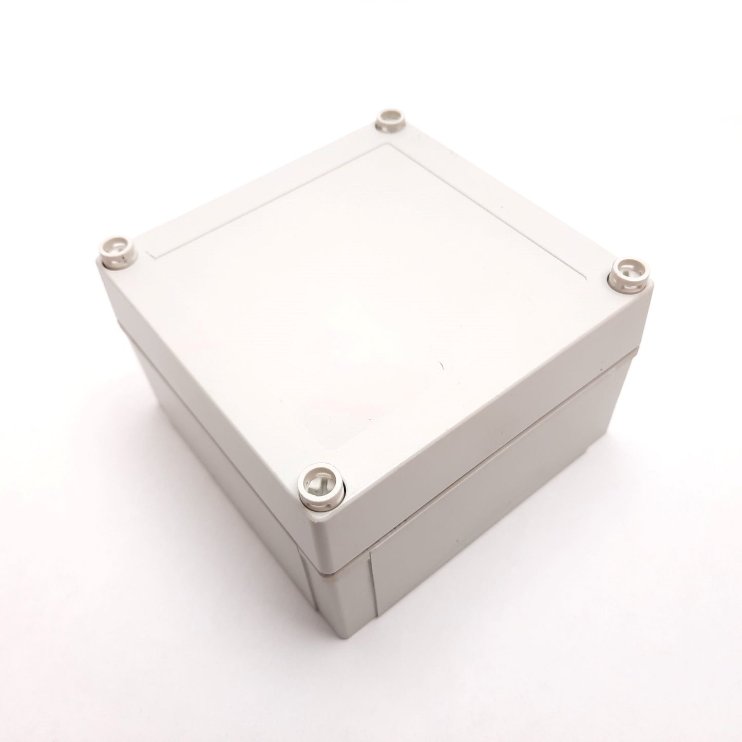 Used Fibox 6012309 PC 125/75 LG Enclosure, 130mm x 130mm x 75mm, Polycarbonate