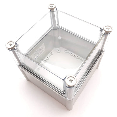 New – Open box Fibox 5330069 PC 1919 18 T Enclosure, 190mm x 190mm x 180mm, Polycarbonate