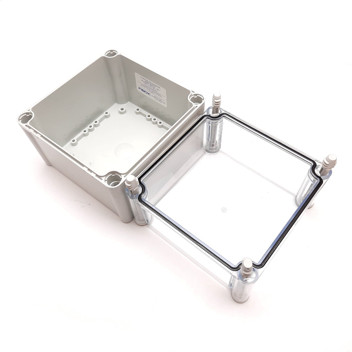 New – Open box Fibox 5330069 PC 1919 18 T Enclosure, 190mm x 190mm x 180mm, Polycarbonate