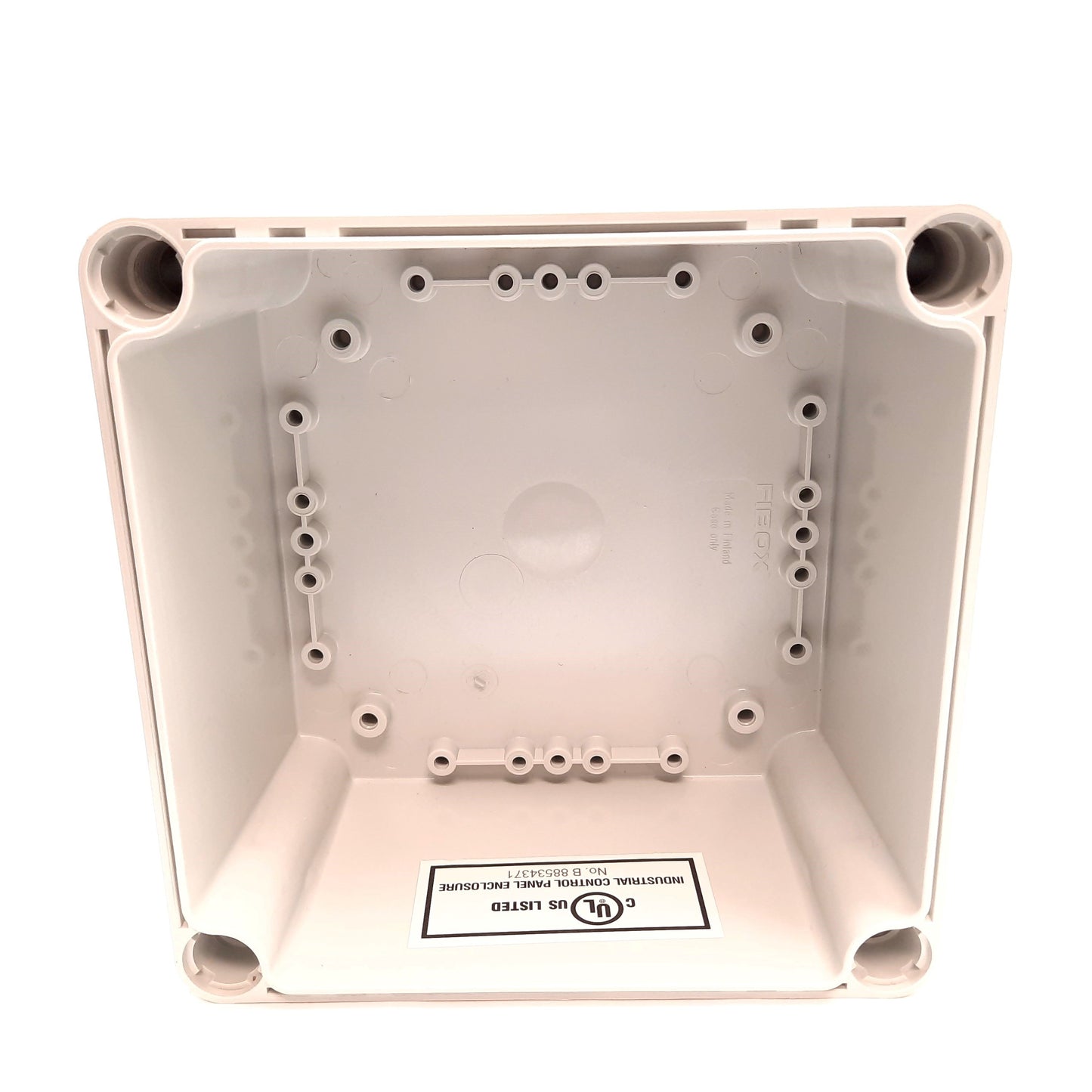 New – Open box Fibox 5330069 PC 1919 18 T Enclosure, 190mm x 190mm x 180mm, Polycarbonate