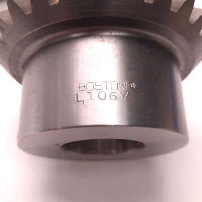 New – Open box New Boston L106Y 12166 Unhardened Steel Miter Gear 28T, 3.5 Pitch, 1.25" Bore