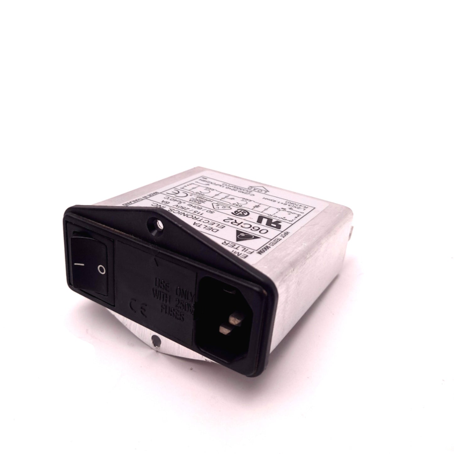 Used Delta Electronics 06CR2 EMI Filter 115/250V 6A 50/60Hz