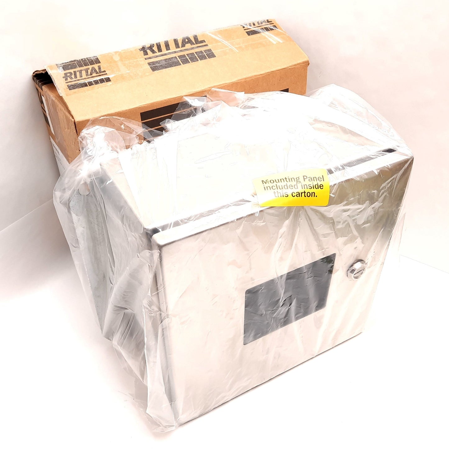 New Rittal 8018525 WM121206N6 Electrical Enclosure, Stainless Steel, 12" x 12" x 6"