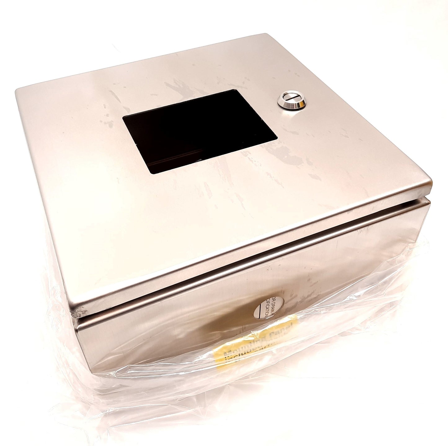 New Rittal 8018525 WM121206N6 Electrical Enclosure, Stainless Steel, 12" x 12" x 6"