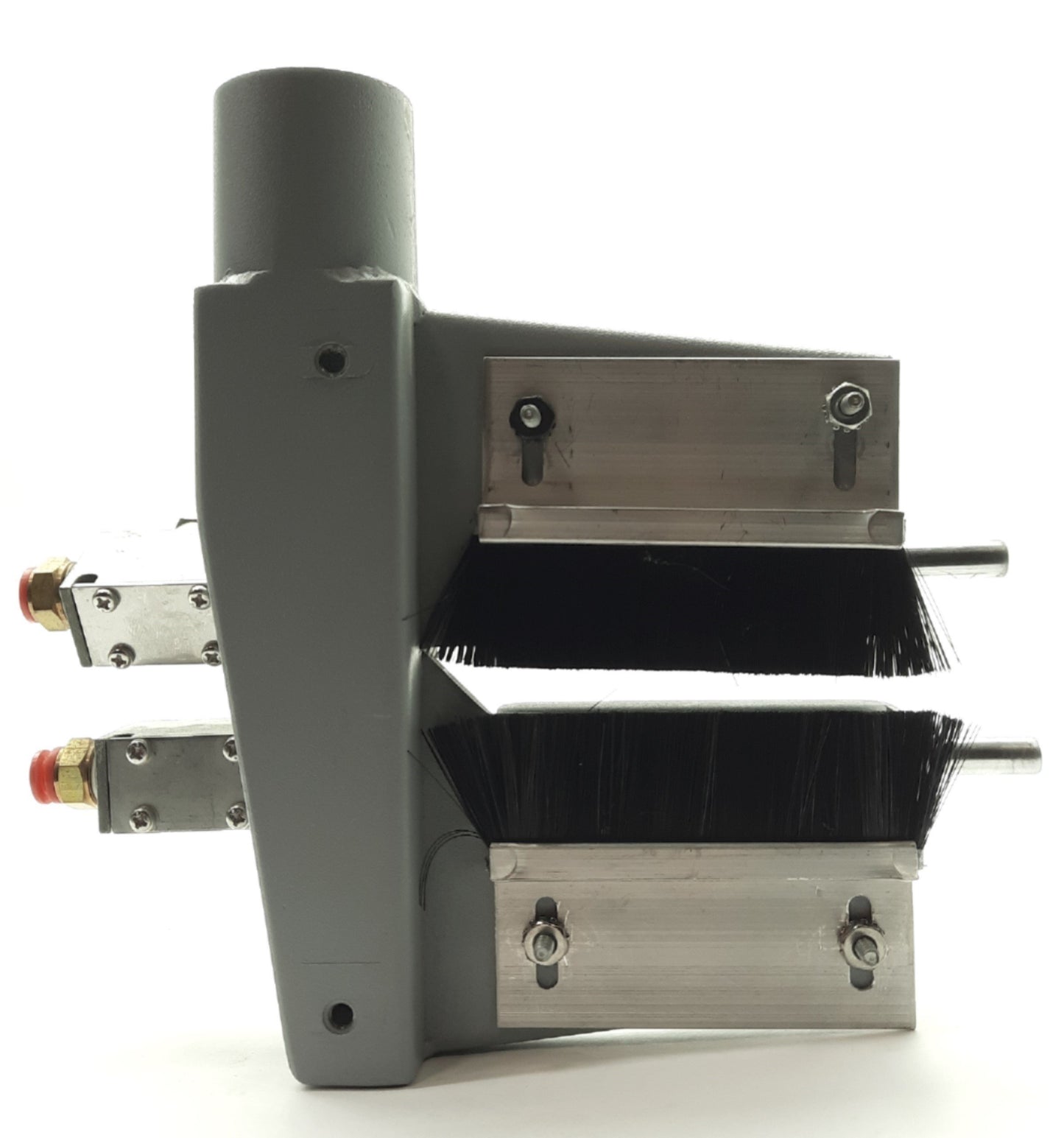 Used SIMCO NEUTRO-VAC Web Cleaning Vacuum Hood 2x 3 x 1/4" Intake 144CFM 1.5"VAC Port