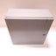 Used Hoffman C-SD16166 Electrical Enclosure, 16" x 16" x 6", Steel, *Holes Added*