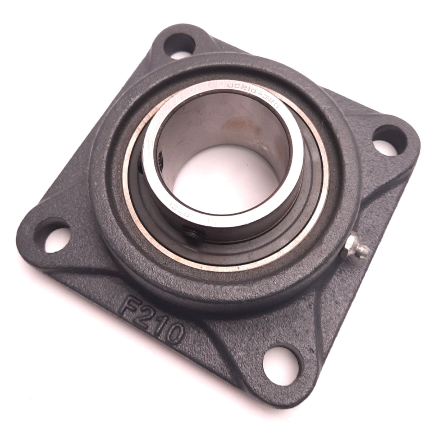 Used IPTCI F210 Flange Housing w/ UC210-32G Bearing 2" Bore, 3.5433" OD, 2400 RPM Max