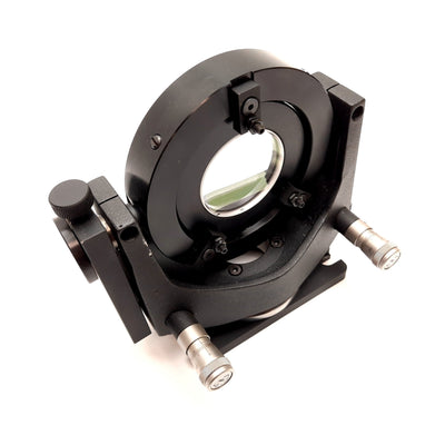 Used Newport SL8ABM Gimbal Optic Mount, Optic Diameter: 80mm, Angular Range: ñ2ø