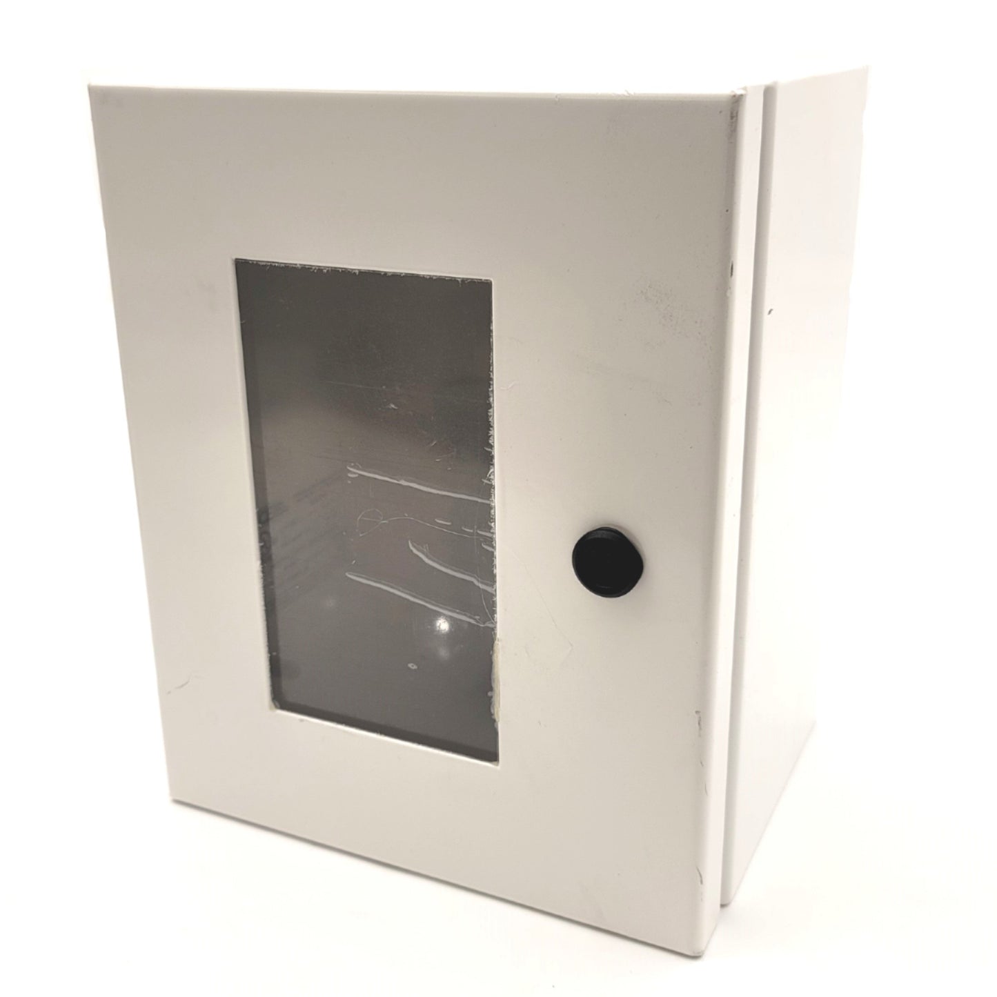New – Open box Saginaw Controls SCE-10086ELJW Electrical Enclosure W/Viewing Window 10"x8"x6"