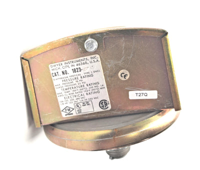 Used Dwyer Instruments 1823-00 Mechanical Pressure Switch SPDT 1/8" NPT 10-25 PSI
