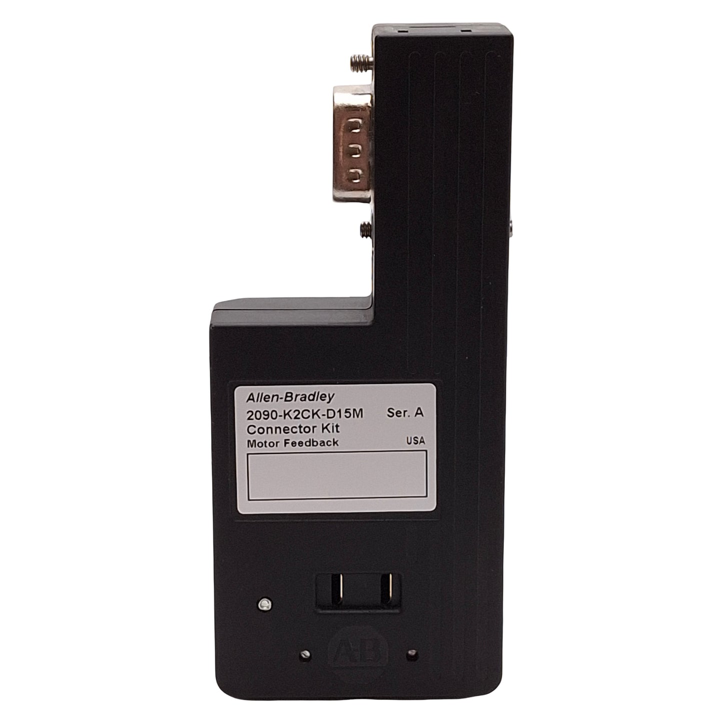 Used Allen Bradley 2090-K2CK-D15M Motor Feedback Breakout Connector 15-Pin D-Sub Male