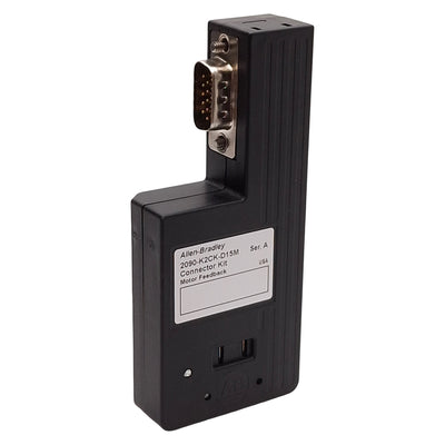 Used Allen Bradley 2090-K2CK-D15M Motor Feedback Breakout Connector 15-Pin D-Sub Male