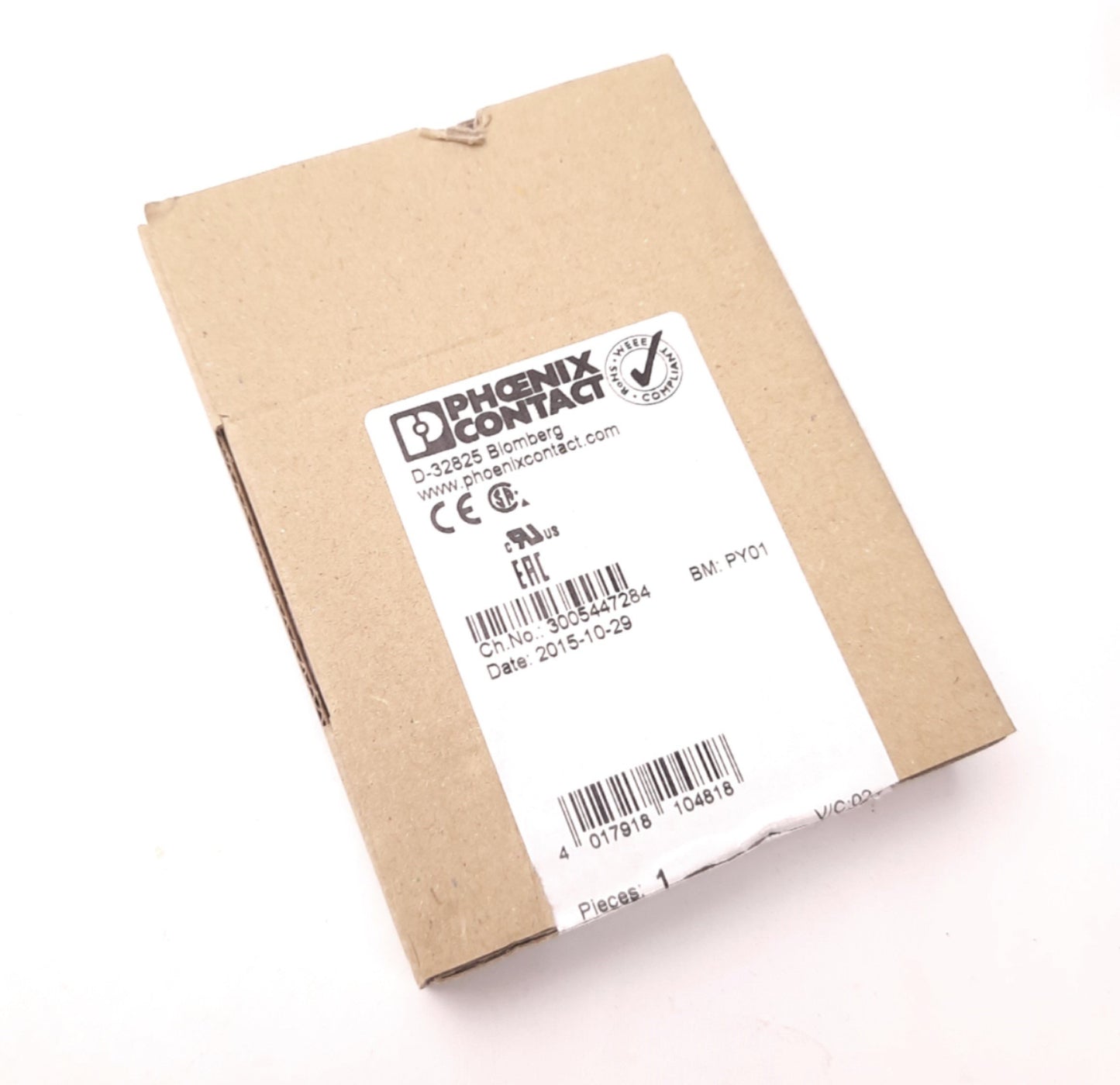 New – Open box Phoenix Contact SUBCON 15/F-SH Subcon Female Connector 15 Pin, 50v DC, 100 mA
