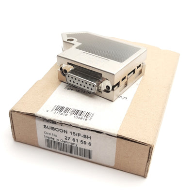 New – Open box Phoenix Contact SUBCON 15/F-SH Subcon Female Connector 15 Pin, 50v DC, 100 mA