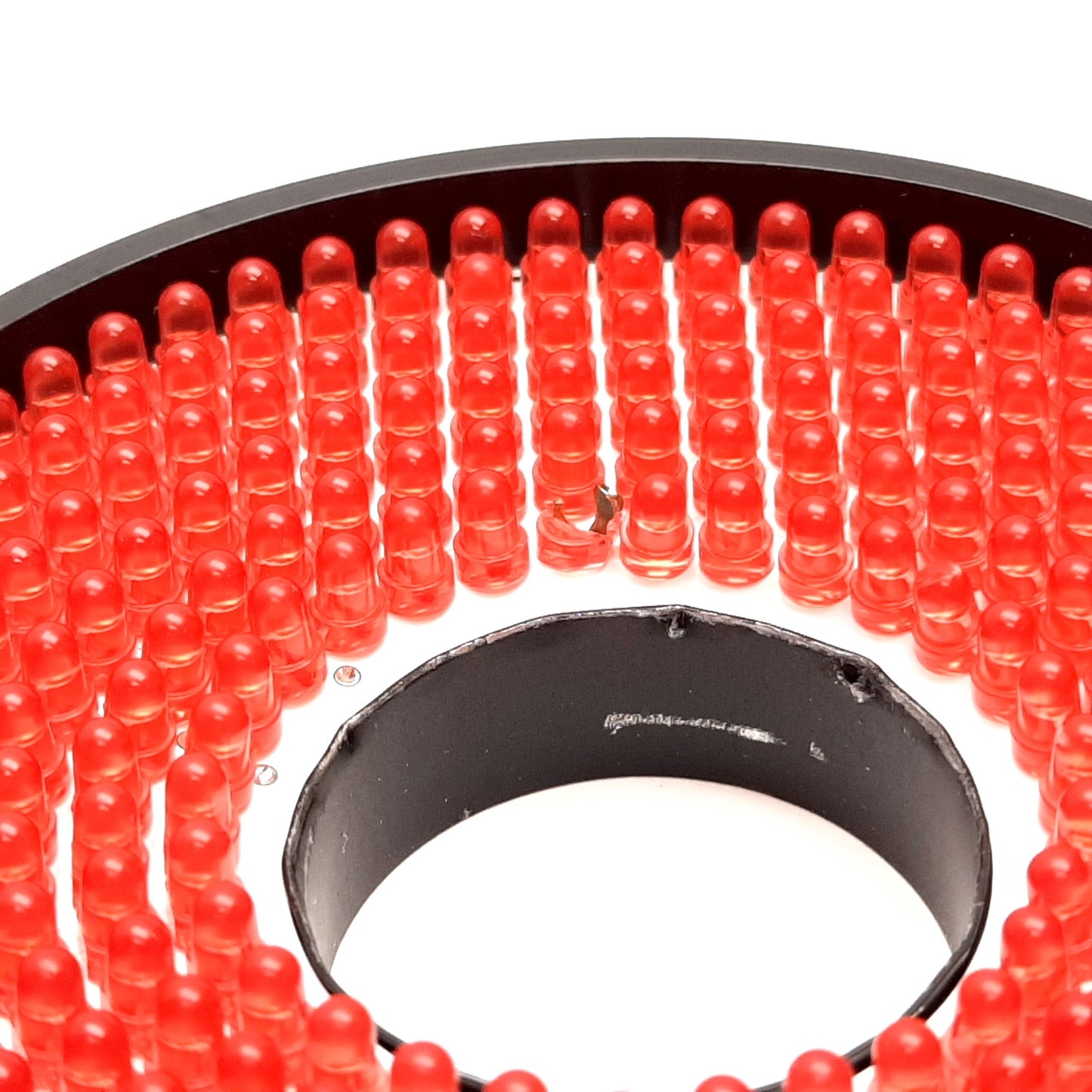 Used CCS LDR2-90-30RD2 Ring Light, Red LED, 24VDC, 30mm ID, 90mm OD, *Damaged LED*