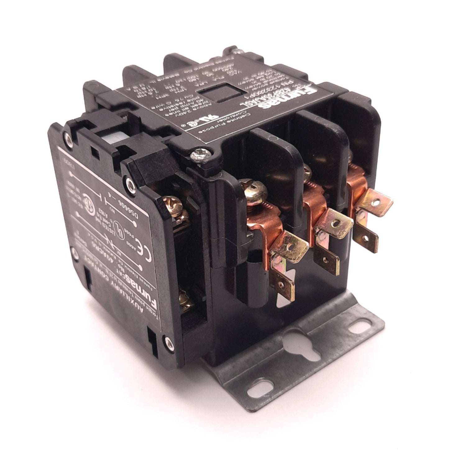 Used Furnas 42BF35AJASL Definite Purpose Contactor 30A, 3 Pole, 240VAC w/AUX 49ACR6