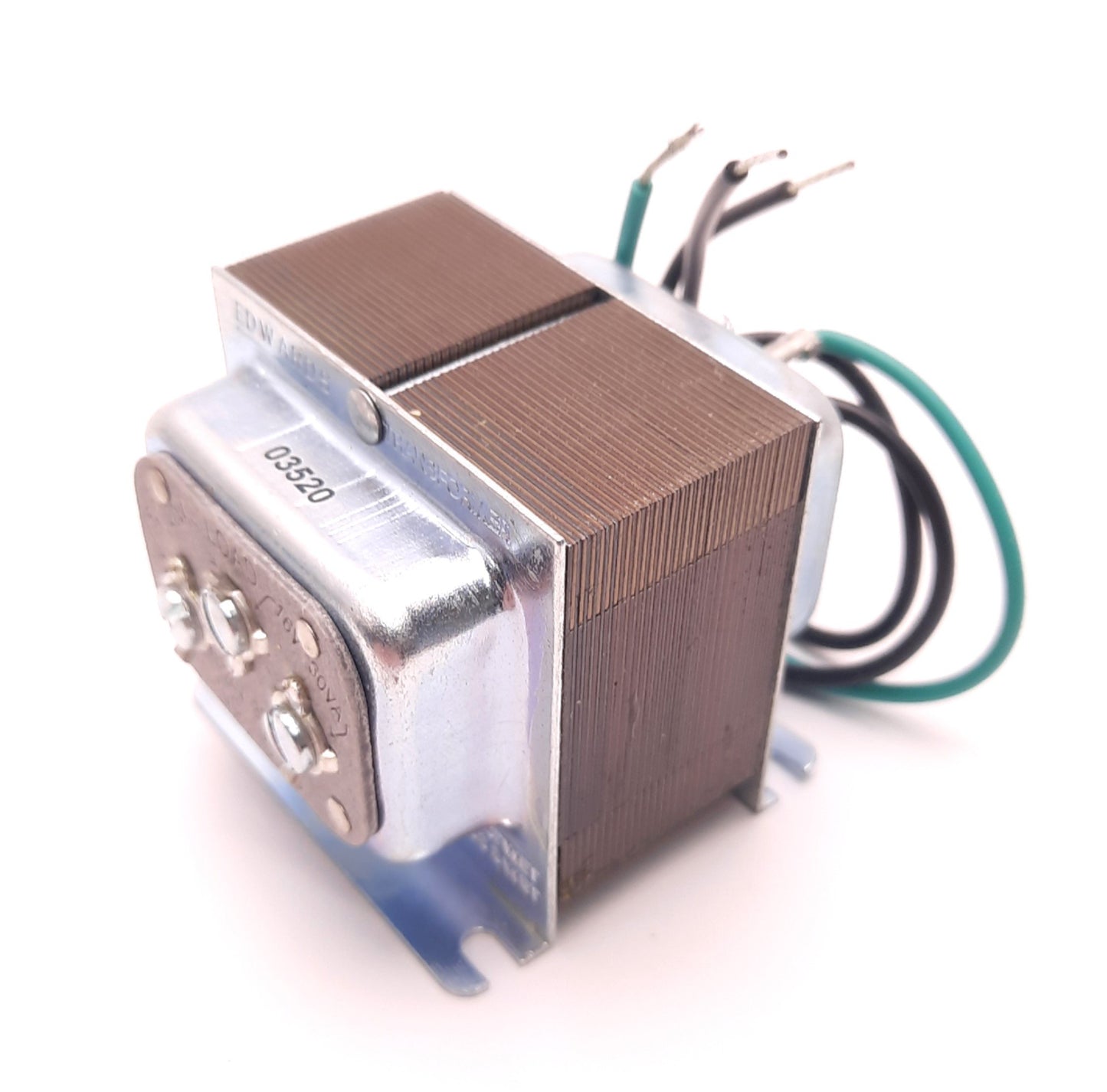 New – Open box Edwards 598 Transformer 120V Ac Line/ 8v 16v 24v Secondary, 30 Watts,Class 2