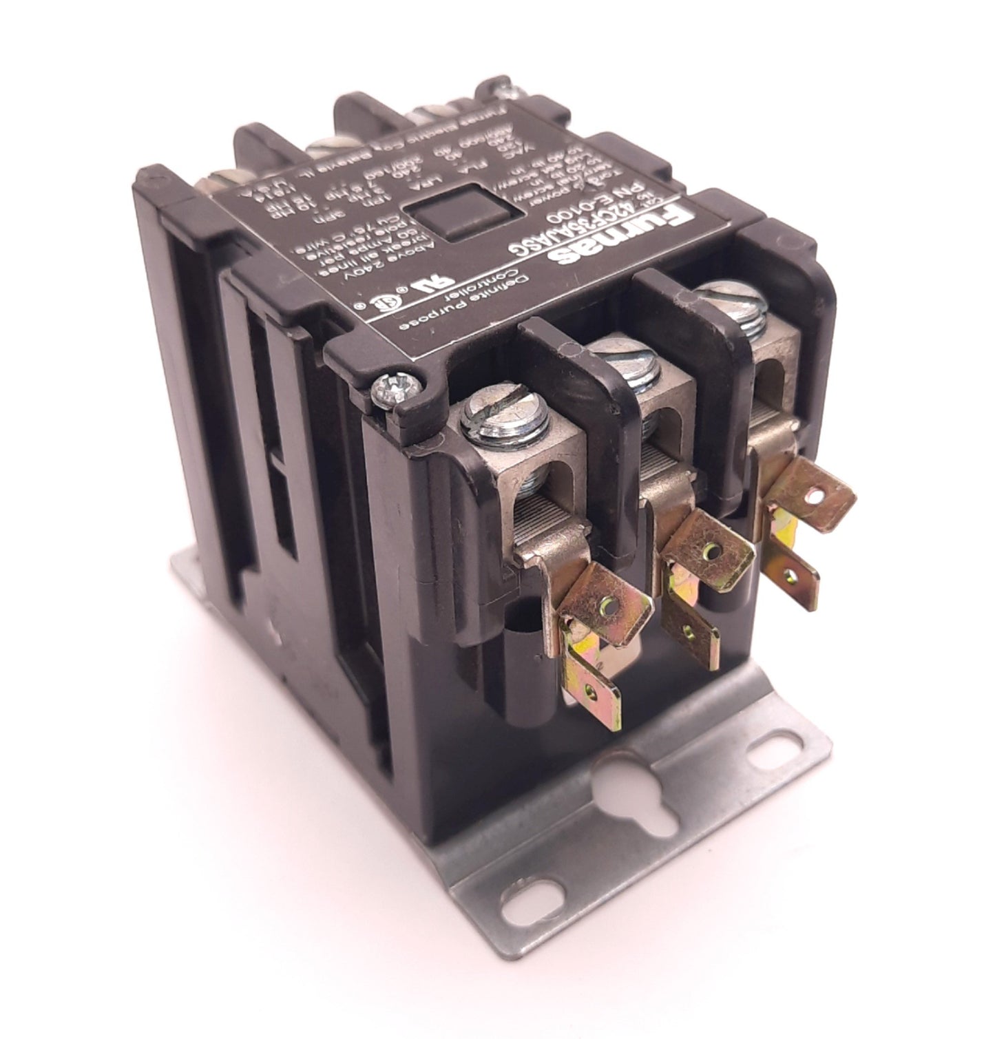 Used Furnas 42CF35AJASG Definite Purpose Contactor 40/50A, 24v Coil, 3 Pole/ E-0100
