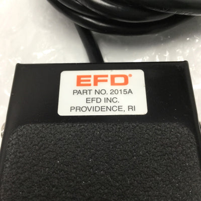New – Open box EFD 2015A Fluid Dispenser Controller Foot Pedal Switch, Momentary, Normally Open