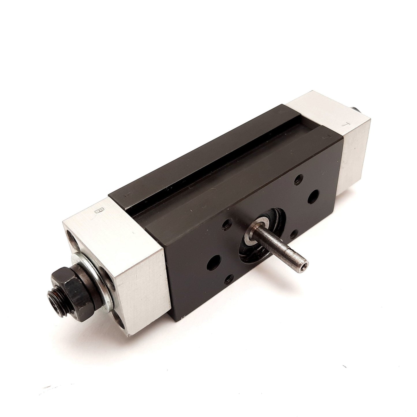 Used Phd RLS1 12X180-I Rotary Actuator, Bore: 12mm, Rotation: 180°, Adjustable Stroke
